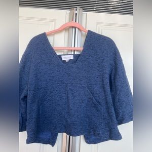 Saks Fifth Avenue 10 Crosby Derek Lam crop cut out sweatshirt